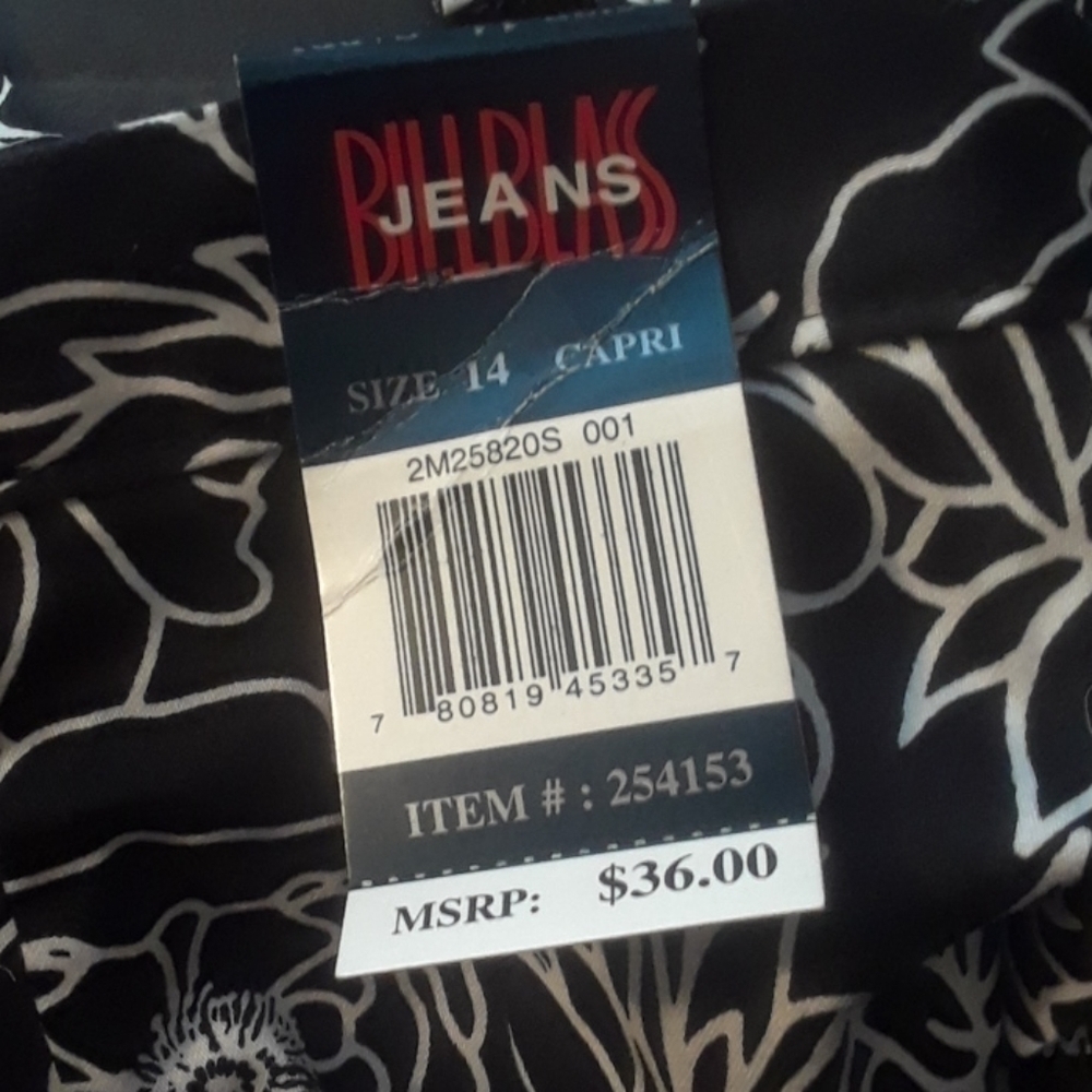 BILL Blass Stretch Pants Size 14 - Picture 5 of 7